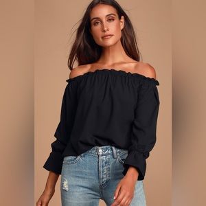 NEW Lulus Off Shoulder Top